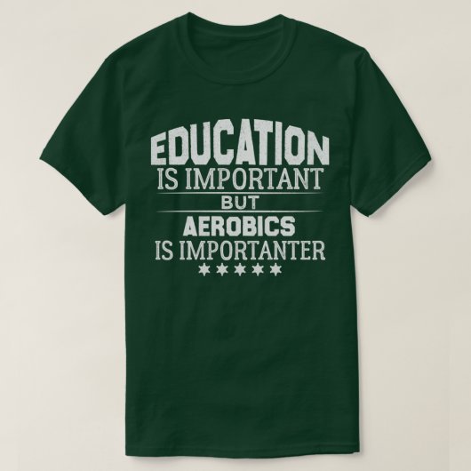可愛いエアロビクスヴィンテージQuote面白いエアロビクスギフト Tシャツ (デザイン正面)