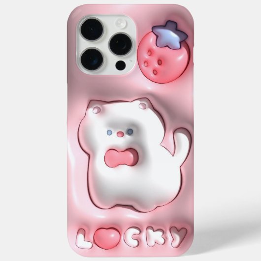 可愛いエスティティックiPhoneステッカー Case-Mate iPhoneケース (裏面)