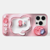 可愛いエスティティックiPhoneステッカー iPhoneケース (裏面横)
