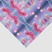 可愛いエレガントピンクガーリーのクリスマス 薄葉紙 (詳細)