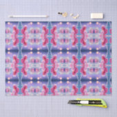 可愛いエレガントピンクガーリーのクリスマス 薄葉紙 (クラフト)