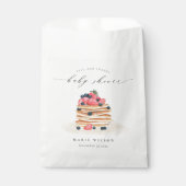 可愛いエレガントフルーツパンケーキ水彩赤ちゃんシャワー フェイバーバッグ (正面)