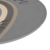 可愛いエレガント秋の黒かぼちゃの虹 カッティングボード (角)