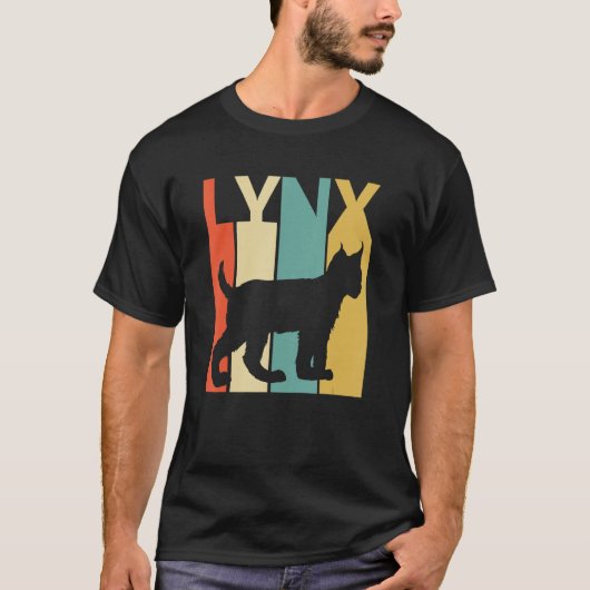 可愛いオオヤマネコ Tシャツ (正面)