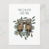 可愛いオッターズプ考えンのあなたのポストカード ポストカード (正面)