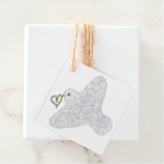 可愛いオリーブリース新年 フェイバータグ (インサイチュ)