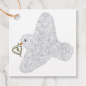 可愛いオリーブリース新年 フェイバータグ (正面)