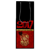 可愛いオル中国のスター新カスタム年誕生日WGB ワインギフトバッグ (正面)