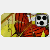 可愛いオレンジと黒ツバメ尾蝶の写真 Case-Mate iPhoneケース (裏面 (横))