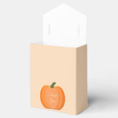 可愛いオレンジカボチャ男女兼用のベビーシャワー フェイバーボックス (オープン)