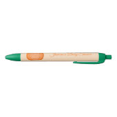 可愛いオレンジカボチャ男女兼用のベビーシャワー 黒ボールペン (ボトム)