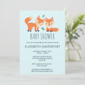 可愛いオレンジキツネ赤ちゃんシャワー (スタンド正面)