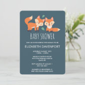 可愛いオレンジキツネ赤ちゃんシャワー (スタンド正面)