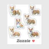 可愛いオレンジコ前向きルギ シール (シート)