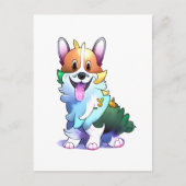 可愛いオレンジコ前向きルギ ポストカード (正面)