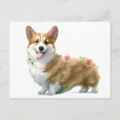 可愛いオレンジコ前向きルギ ポストカード (正面)