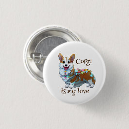 可愛いオレンジコ前向きルギ 缶バッジ