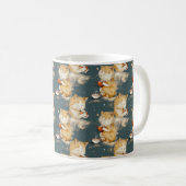 可愛いオレンジタビーキャットコーヒーマグ コーヒーマグカップ (正面右)