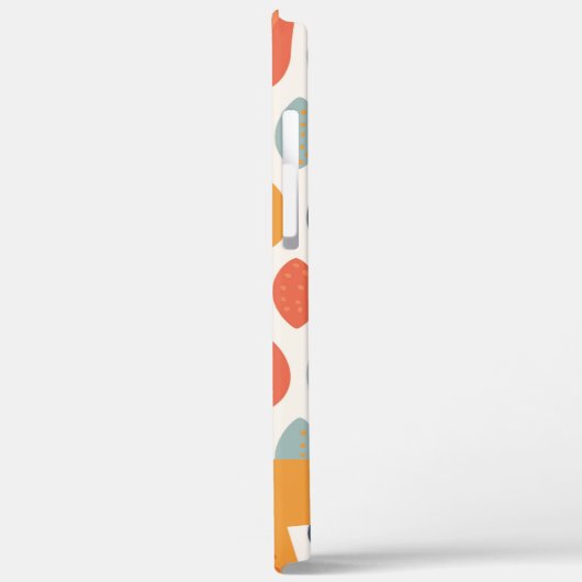 可愛いオレンジブルーカスタムの葉植物模様 Case-Mate iPhoneケース (裏面 / 左)