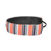 可愛いオレンジブルーストライプの アスレチックヘッドバンド (右)