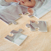 可愛いオレンジ数々の色の写真コラージュの家族の名前 ジグソーパズル (側面)