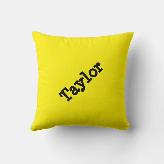 可愛いオレンジ色のマンガおもしろいーおもしろい子供へ クッション (裏面)