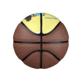 可愛いオレンジ色の掘削機の掘り下げ漫画 ミニバスケットボール (右)