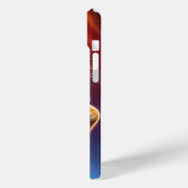 可愛いオレンジ色の猫歌 Case-Mate iPhoneケース (裏面 / 左)