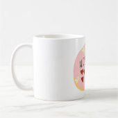 可愛いオレンジ色の猫 コーヒーマグカップ (左)
