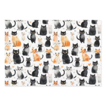 可愛いオレンジ色の黒猫