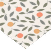 可愛いオレンジ葉と テーブルクロス (アングル)