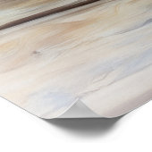 可愛いオレンジ虎猫キットンマウス遊アートポスター ポスター (角)