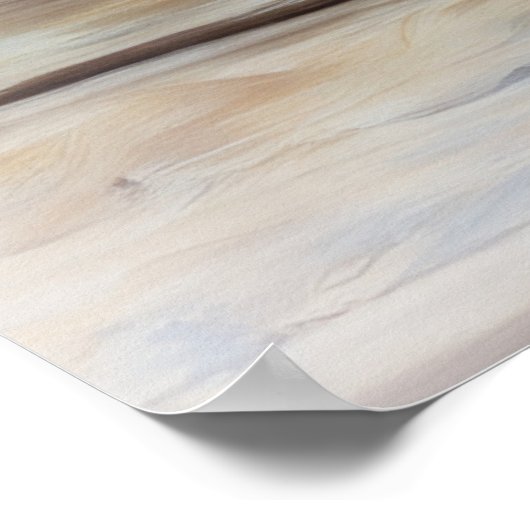 可愛いオレンジ虎猫キットンマウス遊アートポスター ポスター (角)