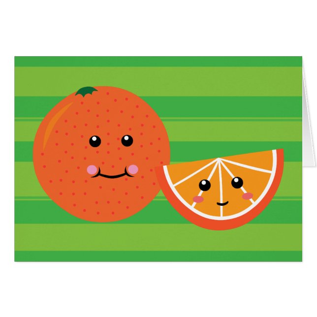 可愛いオレンジ (正面横)