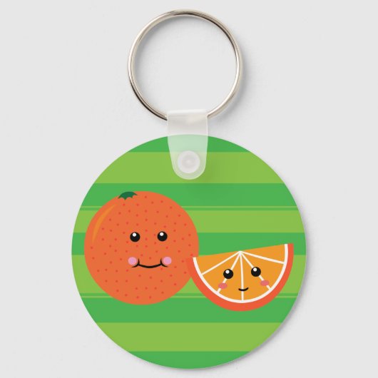 可愛いオレンジ キーホルダー (正面)