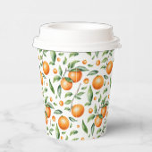 可愛いオレンジ 紙コップ (右)