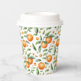 可愛いオレンジ 紙コップ