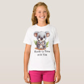 可愛いオージーラブTシャツ&コアラス Tシャツ (正面フル)