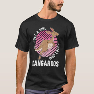可愛いオーストラリアのカンガルー動物園の動物オーストラリアのカンガルー Tシャツ