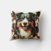 可愛いオーストラリア絵を描羊飼い クッション (裏面)