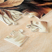 可愛いオーストラリア絵を描羊飼い ジグソーパズル (側面)