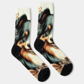 可愛いオーストラリア絵を描羊飼い ソックス (右)