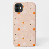 可愛いオータムハロウィンゴースト柄スマホケース Case-Mate iPhoneケース (裏面)