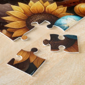 可愛いカウボーイブーツ ジグソーパズル (側面)