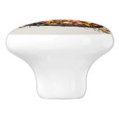 可愛いカエル好きのパーティー セラミックノブ (側面)