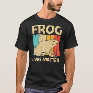 可愛いカエル男性への女ヒキガエル Tシャツ