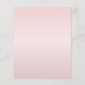 可愛いカスタマイズ可能なピンクのモノグラム&あなたの名前スクリプト (裏面)