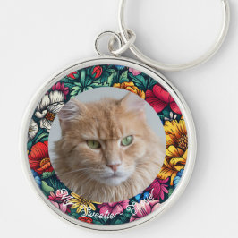 可愛いカスタマイズ可能なペット犬キャットキーチェーン キーホルダー