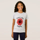 可愛いカスタマイズ可能なママのladybug子供tシャツデザイン tシャツ (正面フル)