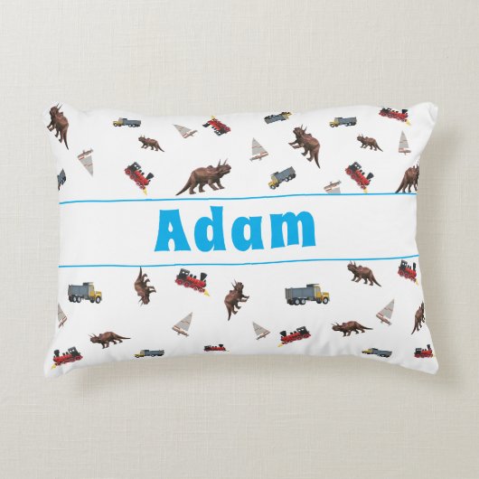 可愛いカスタマイズ可能な男の赤ちゃん アクセントクッション (正面)